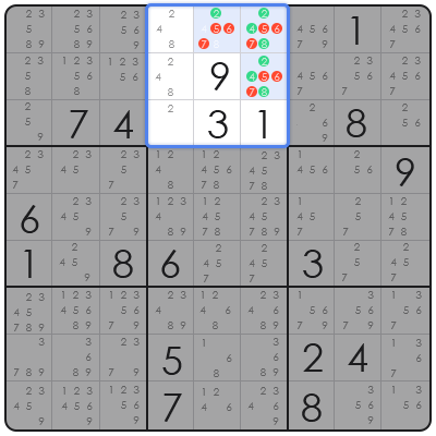 answer of sudoku